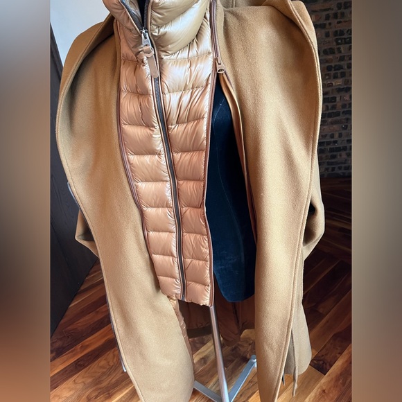 Mackage Shia-z wool blend coat w/ 800 fill power removable bib, NEW - Picture 10 of 13